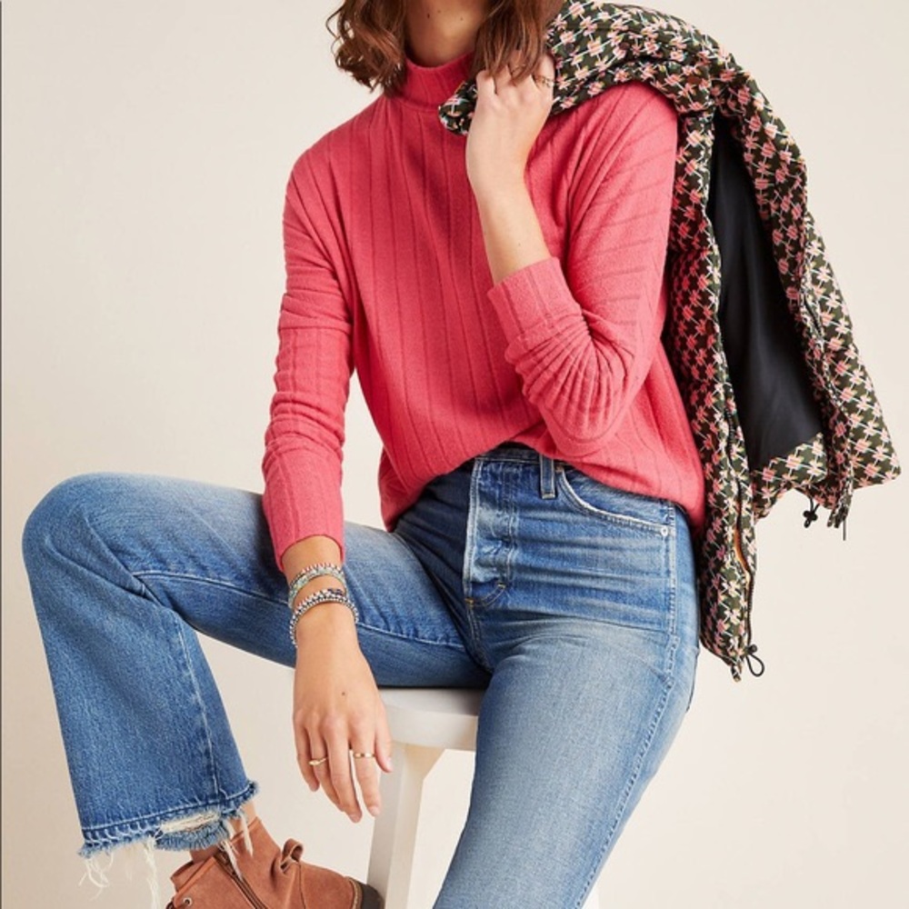 ✨ Anthropologie Fiona Hacci Tunic Sz M - Picture 2 of 3